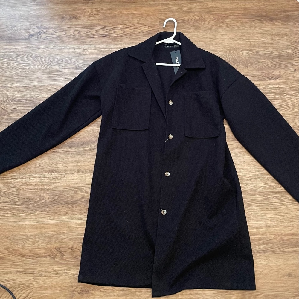 Black long jacket